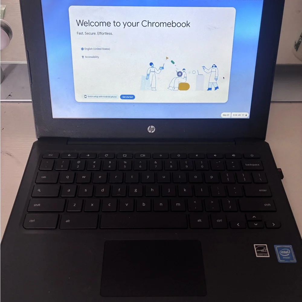 HP Chromebook - Black Finish